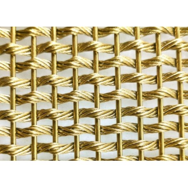 Stainless Steel 316 Decoration Wire Mesh with 1.5mm Wire Diameter and Customized
