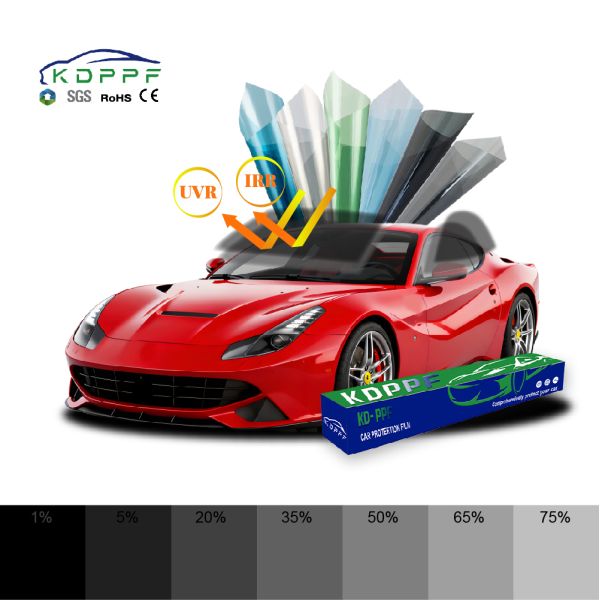 Nano Ceramic P Series Window Tinting Film Window Tint 5% 18% 35% 45% 70% VLT Car Window Film UV Heat Rejection Nano Ceramic Glass Film PET Dyed Film for CarTint Film High Clear Car Window Film