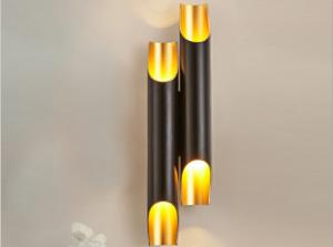 Cheap Nordic Bevel 6*40cm / 12*50cm Decor Sconce Inclined Modern Wall Light Tube for sale