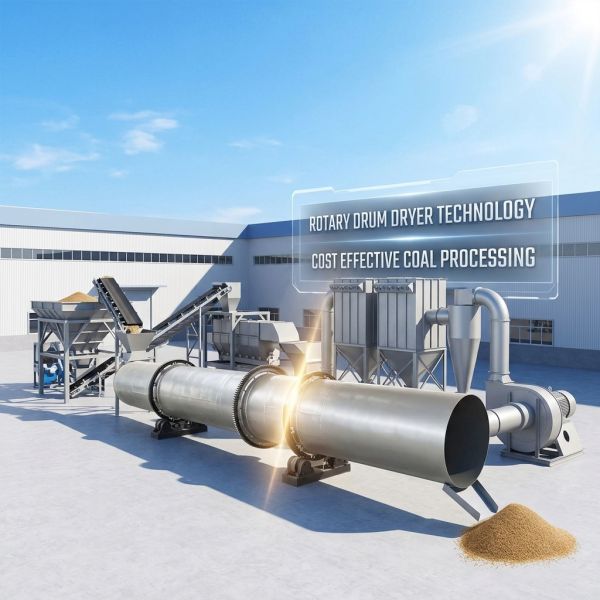 New Energy Saving Industrial Rotary Dryer Machine Popular Drum Dryer For Coal
