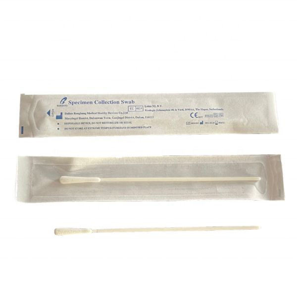 Oral Flocked Specimen Collection Swabs Disposable Sampling Swab With Flocking Tip