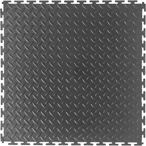 Cheap Garage Floor 18 X 18 Inch Square Rubber Diamond Plate Interlocking Floor Tiles For Home Gym for sale