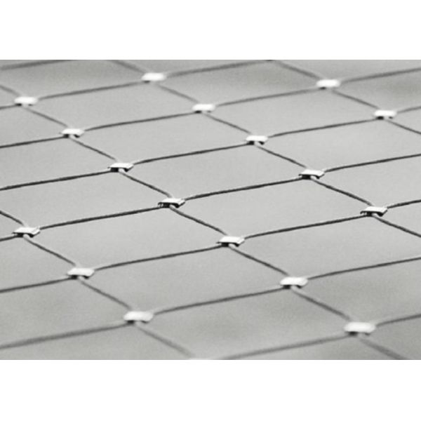 316 Flexible Stainless Steel Cable Mesh 30*30mm Zoo Enclosure Mesh