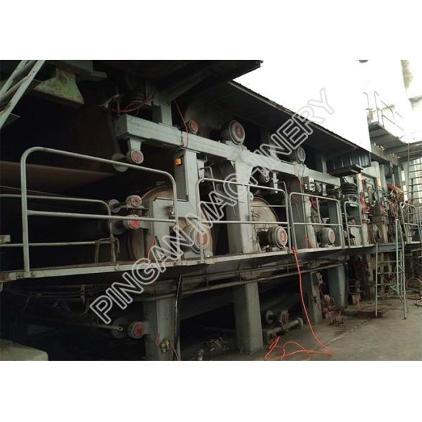 Single Floor Layout Kraft Packing Paper Making Machine Digital Control OCC Pulp Type