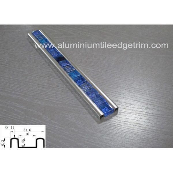 Anti Corrosion Listello Mosaic Accent Tile Backsplash Profile Decorative For