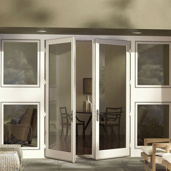 Interior Decoration Aluminum Hinged Door Leisure Style