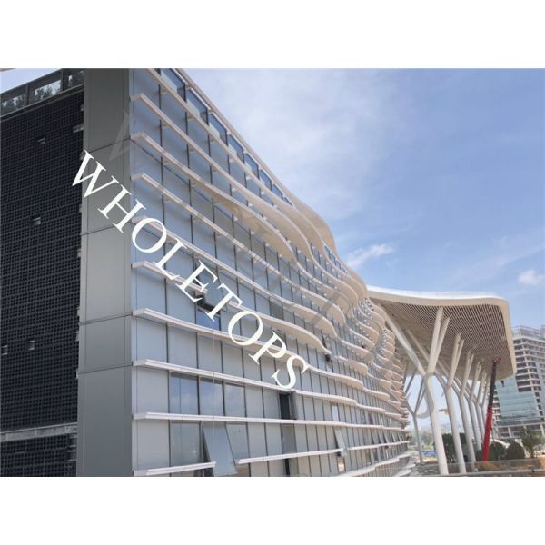 Exhibition Center 2.0MM 2.5MM Curved Aluminum Panels Sheet 5005 Alloy