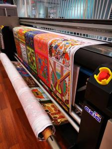 Cheap Flags Digital Textile Printing Machine Printing Head 1400dpi Max Resolution for sale
