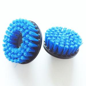 Cheap Bathroom Floor Carpet Rotating Electric Drill Cleaning Brush 2inch Blue Bristle for sale