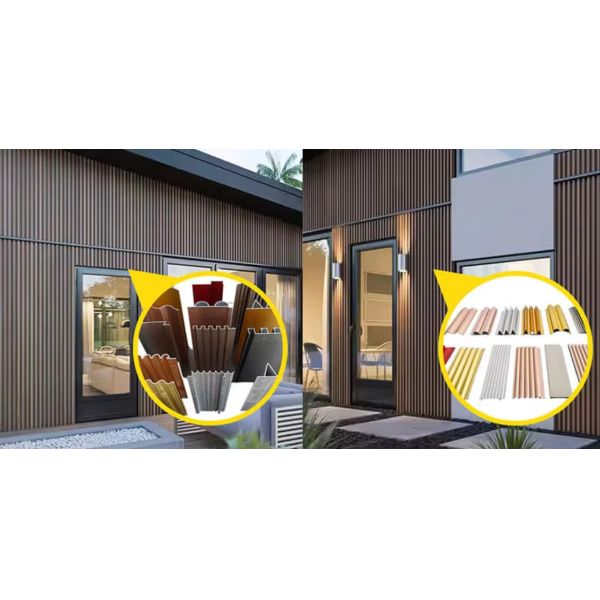 Decorative Aluminum Profiles For Wall Panels / Wall Panel Aluminum Extrusion