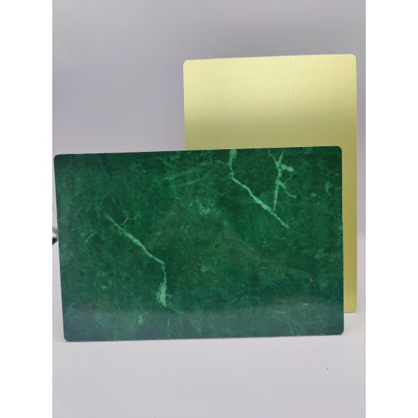 Stone Grain Color PVDF ACP Sheet 0.2mm Aluminum Layer Plain