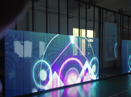 75% Transparent Glass LED Screen with Long Service Life