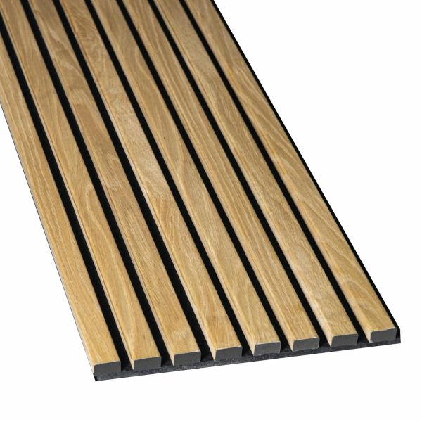 Akupanel Akustik Panel Wooden Slat Acoustic Panel For Home Soundproofing TV Back Wall