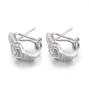 925 Silver CZ Earrings