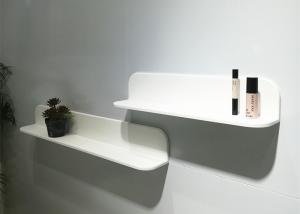 Cheap Contemporary Wall Mounted Shelf White Man Made Stone Shelf for bathroom for sale
