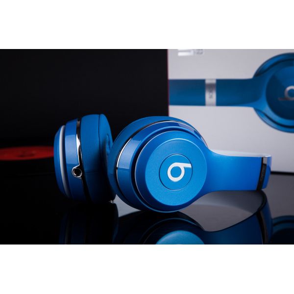 2016 Newest Beats Solo2 Over-The-Ear Luxe Edition Blue Headphones  with seal box made in china  grgheadsets-com.ecer.com