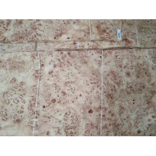 0.6mm Mappa Burl Veneer for Furniture Usage