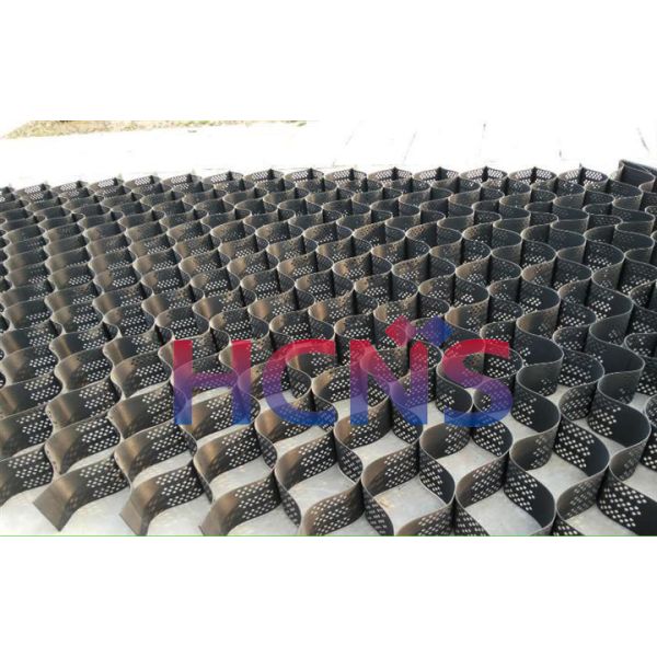 custom textured HDPE Geocell Retaining Wall And Road Construction Stabilization