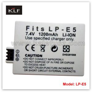 China Camera battery LP-E5 for Canon on sale