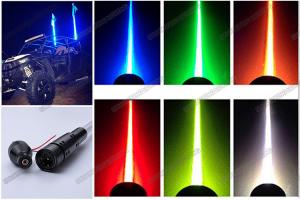 China Fiber Optic Colorful ATV LED Light Whips DC12V Aluminum Flag Light Pole on sale