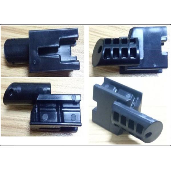 Black Automotive Plastic Injection Molding Banana Gate Type 2344 Mold Material