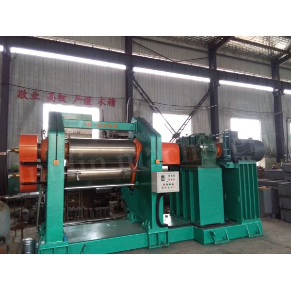 2 Roll Calender Machine For Rubber Manufacturing Process Low Maintenance
