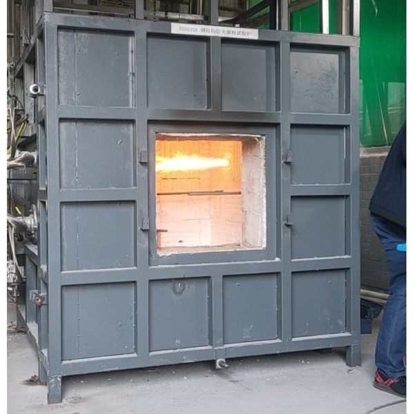 ISO834-1 Fireproof Glass Steel Structure Fireproof Coating Fire Testing Furnace