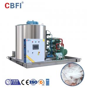 China 10 Ton Thick Scale Flake Ice Machine For Fishery Industry Making Ice Maker Machine on sale