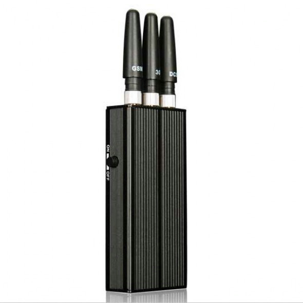 3 Antenna Mini Mobile Phone Signal Jammer 3G/GSM/CDMA/DCS/PHS GPS Blocker Inbuilt Battery