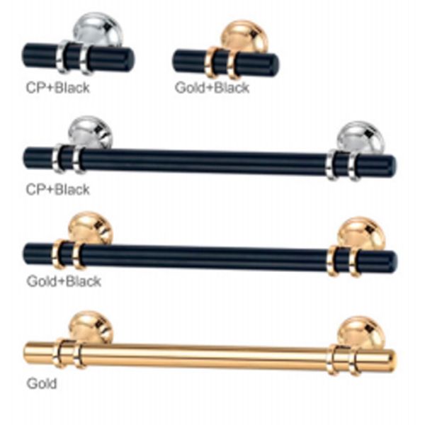 96mm Hardware Black Pull Handles Furniture Kitchen Cabinet Drawer