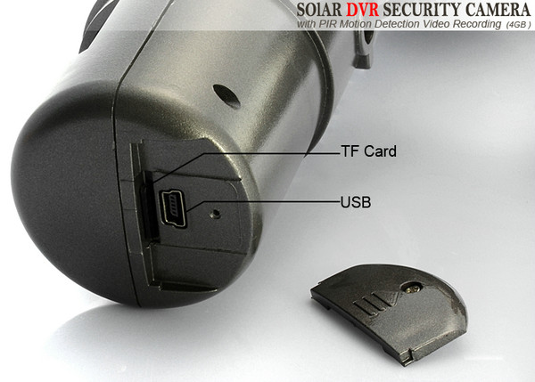 Solar PIR DVR CCTV Security Video Camera Recorder Motion Detection W/ 39pcs IR LED Lights