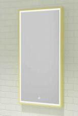 Stable Square Lighted Bathroom Mirror Wall Mount Long Service Life