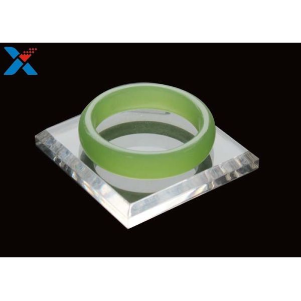 Custom Shape Acrylic Display Stands / Clear Plexiglass Jewelry Display