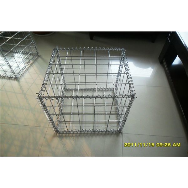 PVC Coated Galvanized Welded Gabion Box For Garden Building