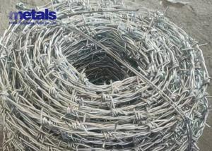 Cheap Galvanized 12.5 Gauge Single Strand Barbed Wire Fence Roll Pvc Coated Barbed Wire Fence for sale