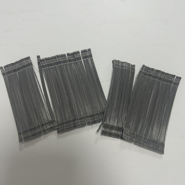 Concrete Reinforcement Hooked End Glued Steel Fiber For Railway Sleeper