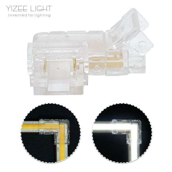 IP20 L Shape Corner Connectors Transparent Clear For Efficient And Durable Connections