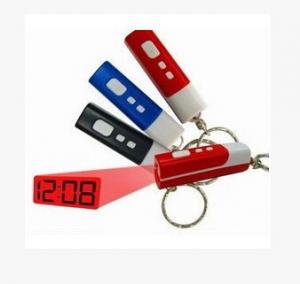 China New creative gift product project clock toy keychain keyrings on sale