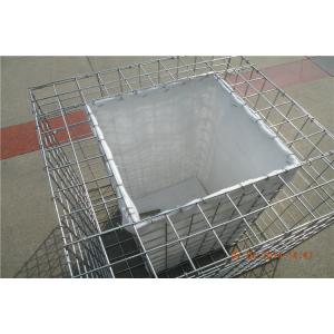 Galfan Coating Gabion Rock Box 100x100mm Mesh Boxes For Stones