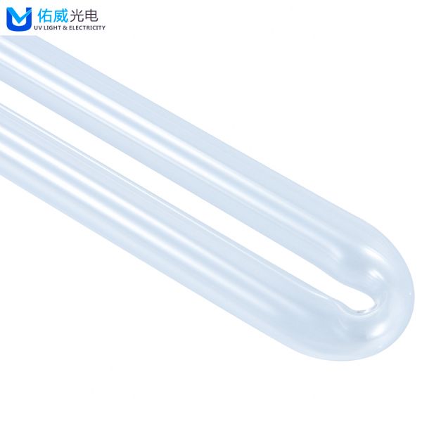 Quartz Tube U Type UVC Light Tubes 150W Oil Waste Gas Odor Treatment