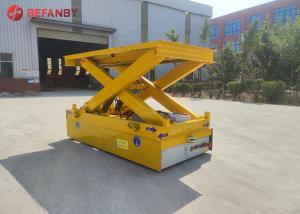 Cheap Steerable Trackless 30t Scissor Lift Transfer Cart for sale