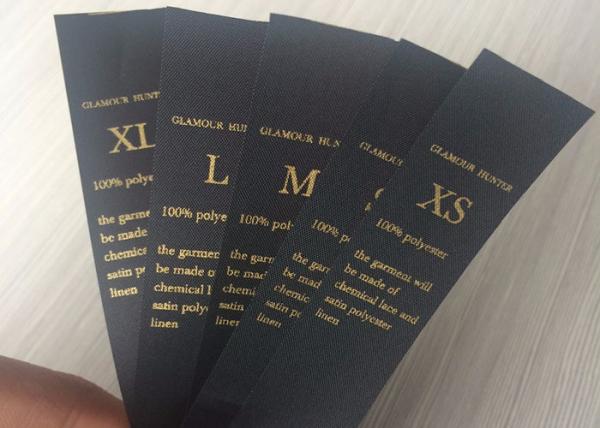 Quality Glitter Brand Black Custom Sticker Labels With Hot Stamping Logo Embossing Printing wholesale