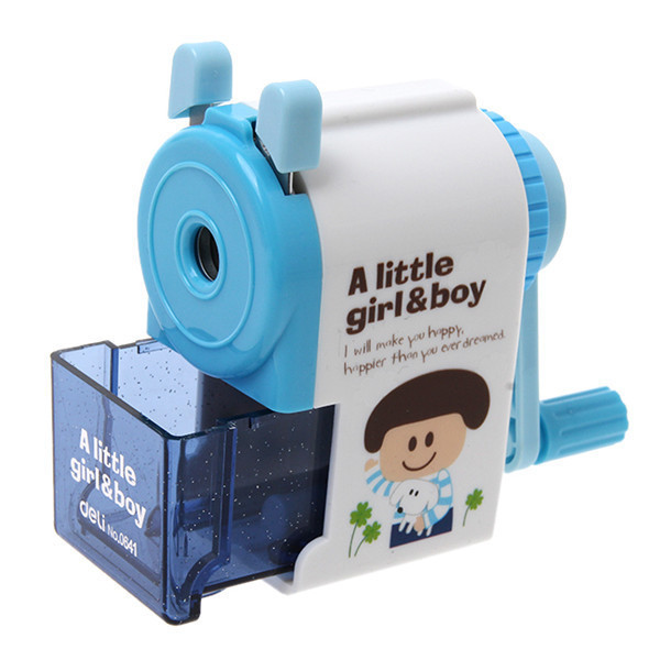 Plastic Manual Pencil Sharpener Fashion Hand Machine Mechanical Stationary Office supplier