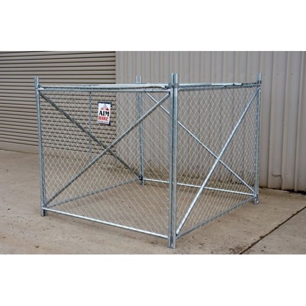 Australian hot sale galvanized steel wire rubbish cage