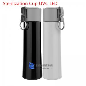Cheap Sterilization Cup UVC Led Lamp 304 Stainless Steel 500ml For Safe Clean Water for sale