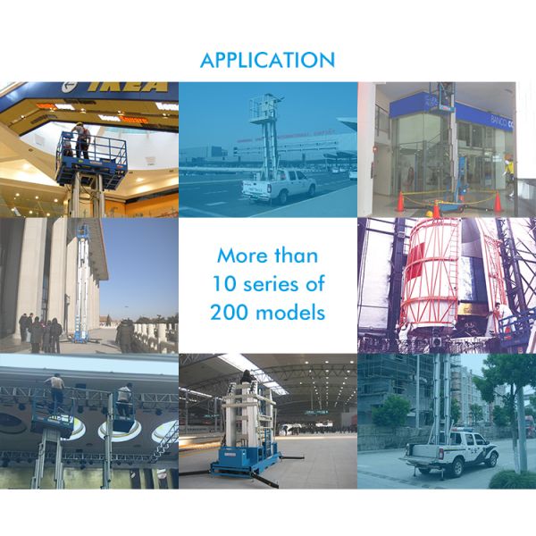 Indoor Outdoor 14m Electric Scissor Lift Platform