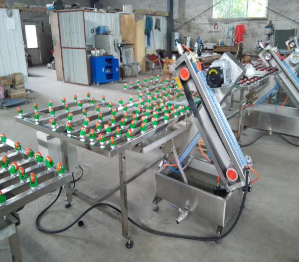 Quality Stainless Steel Glass Production Equipment Double Belt Glass Edger for Insulating Glass wholesale