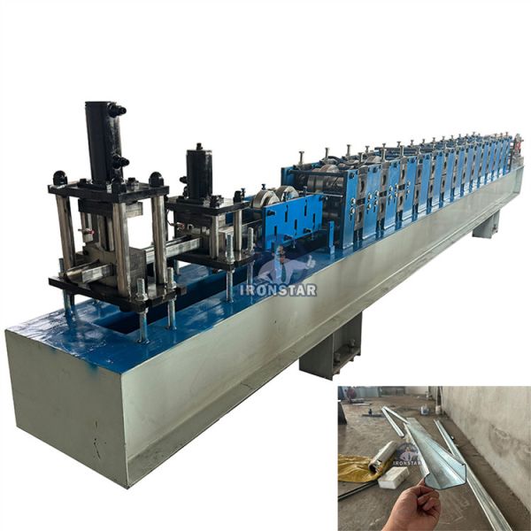 2024 Full automaticBest Seller Steel Roller Shuttering Door Guide Rail Roll Forming Machine