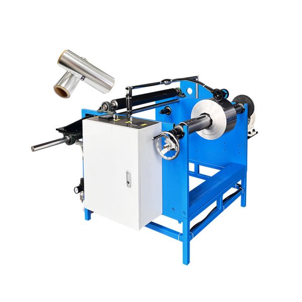 Raw Material Paper Slitting Rewinding Machine 1350*840*960 Manual Aluminium Foil Rewinder