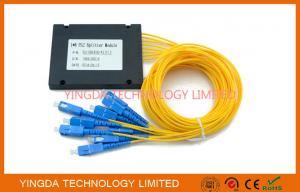 China GPON Single Mode Fiber Optic PLC Splitter 1x 8  ,  PLC Splitter Module SC 1.5M on sale